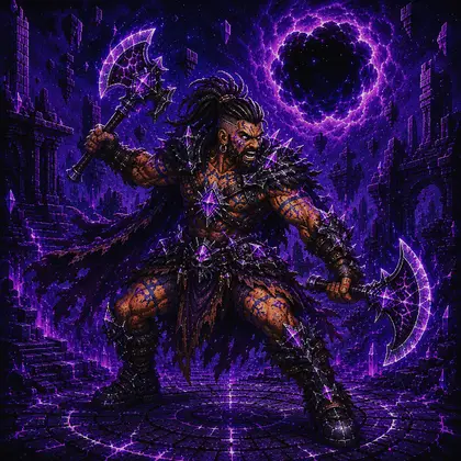 Skin Mensageiro do Caos no PixelRealm
